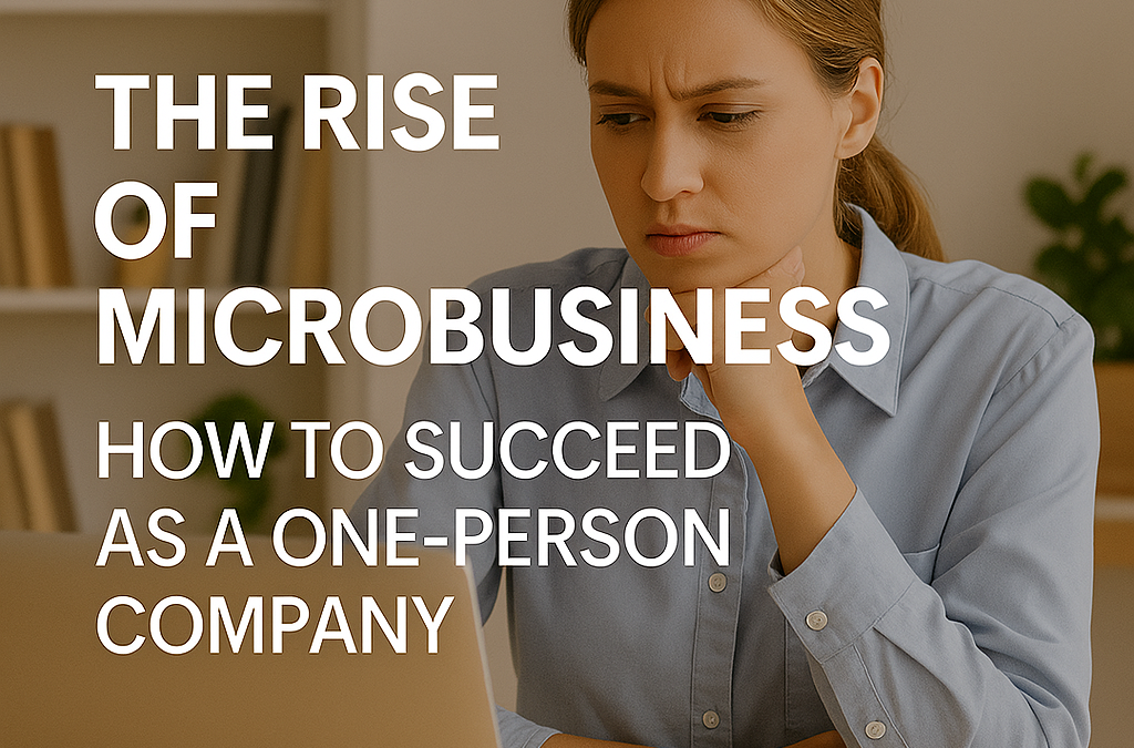 The Rise of Microbusinesses How to Succeed as a One-Person Company