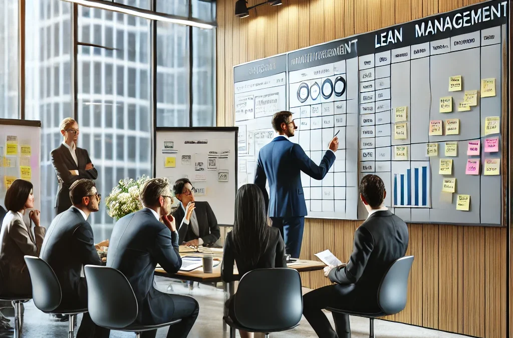 Implementing lean management to optimize business operations