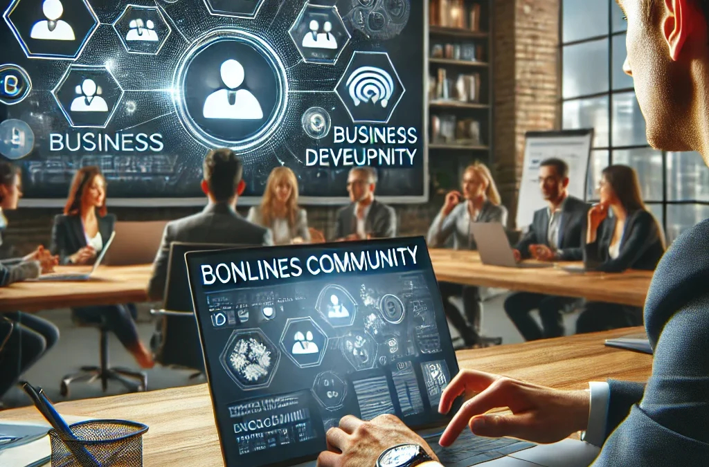 Utilizing online communities for business development
