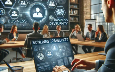 Utilizing online communities for business development