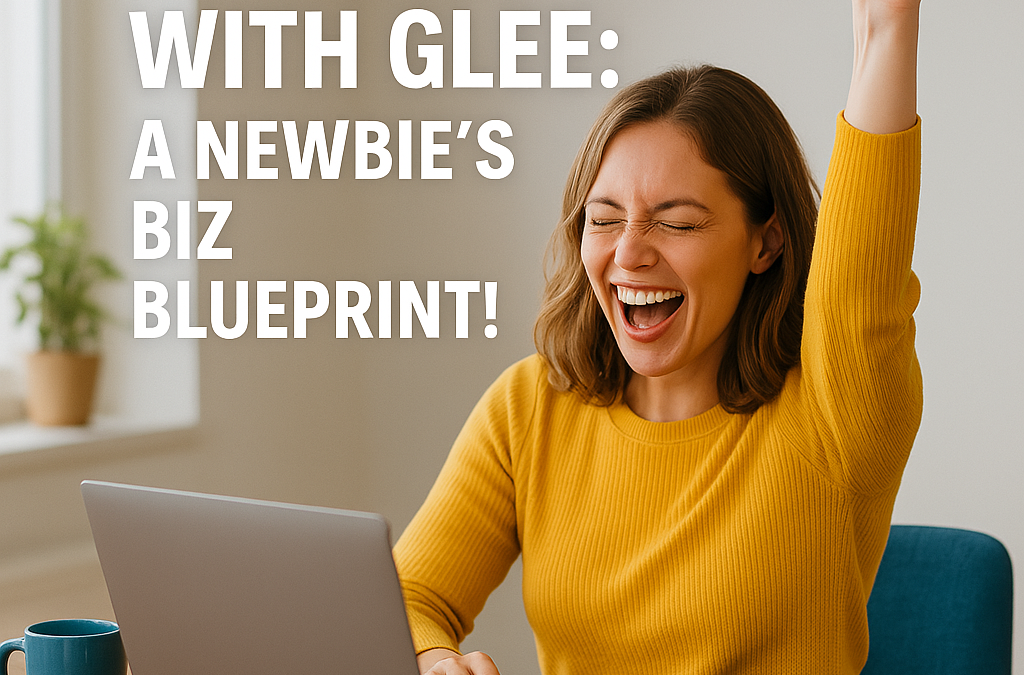Kickstart with Glee: A Newbie’s Biz Blueprint!