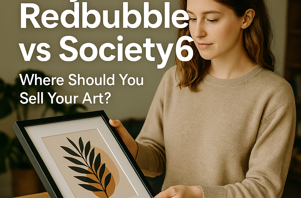 Etsy vs Redbubble vs Society6 Where Should You Sell Your Art