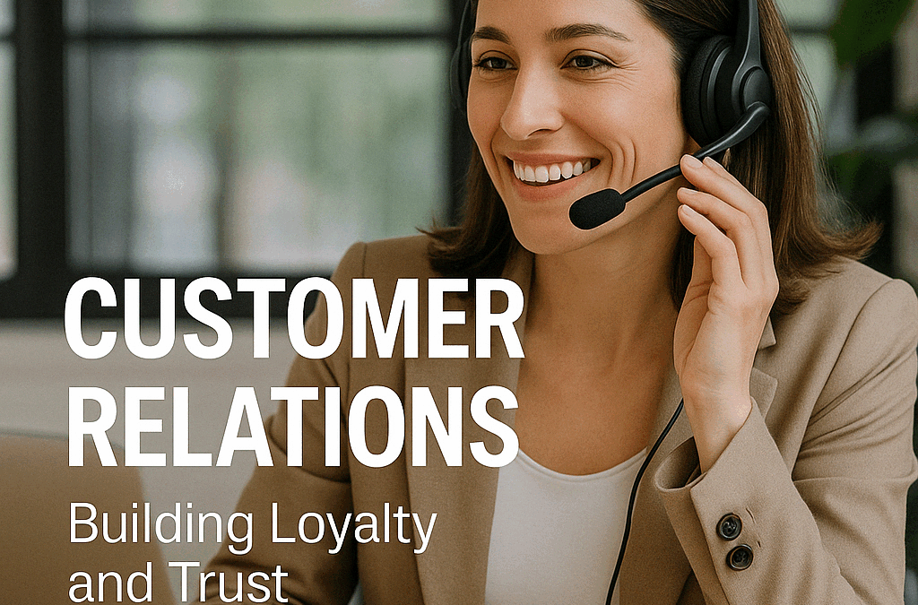 Customer Relations: Building Loyalty and Trust