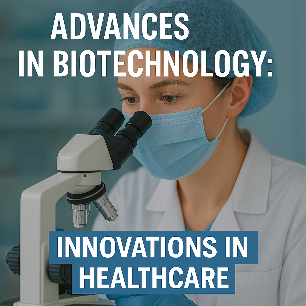 Advances in Biotechnology: Innovations in Healthcare