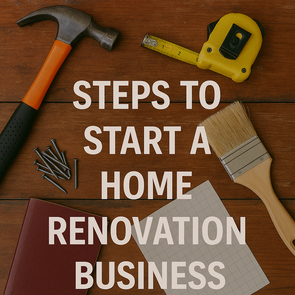 Steps to Start a Home Renovation Business