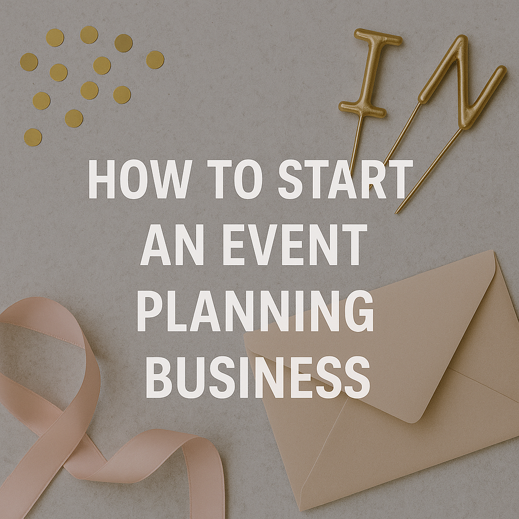How to Start an Event Planning Business