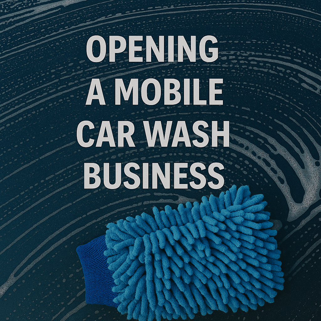 Opening a Mobile Car Wash Business