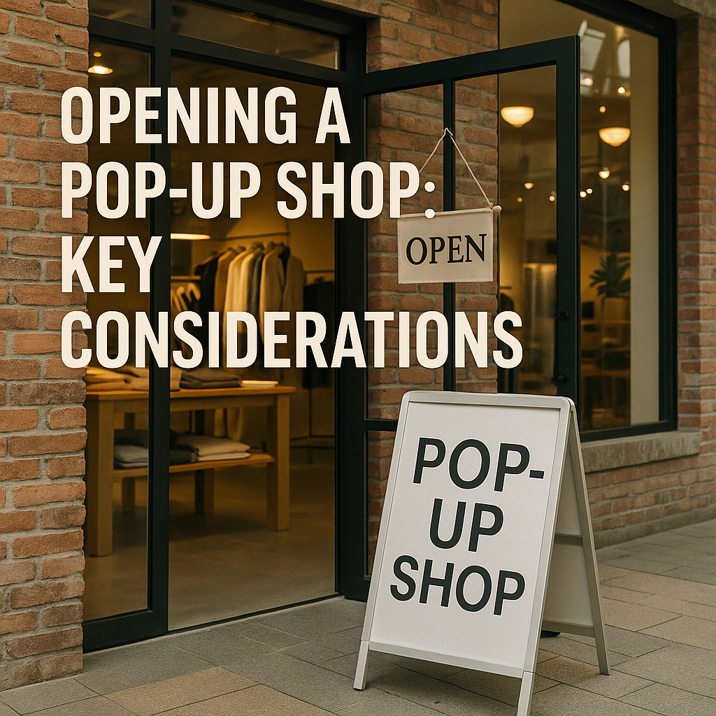Opening a Pop-Up Shop: Key Considerations