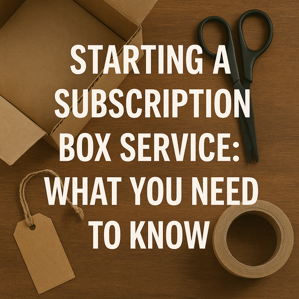 Starting a Subscription Box Service: What You Need to KnowStarting a Subscription Box Service: What You Need to Know