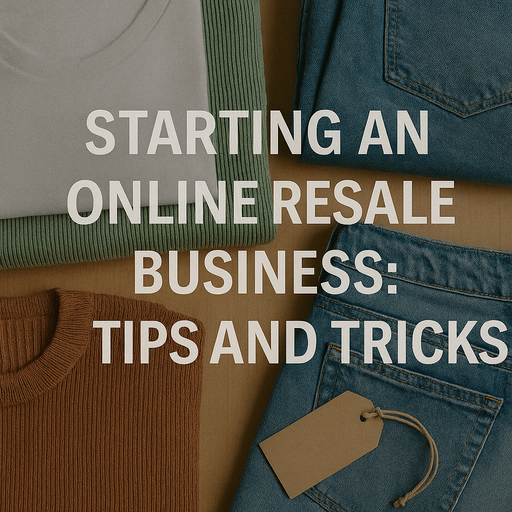 Starting an Online Resale Business: Tips and Tricks