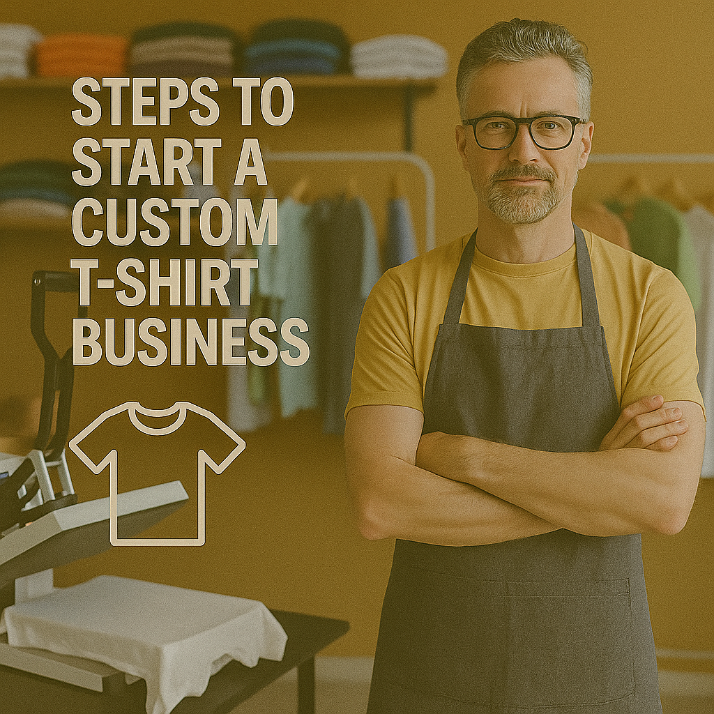 Steps to Start a Custom T-Shirt Business