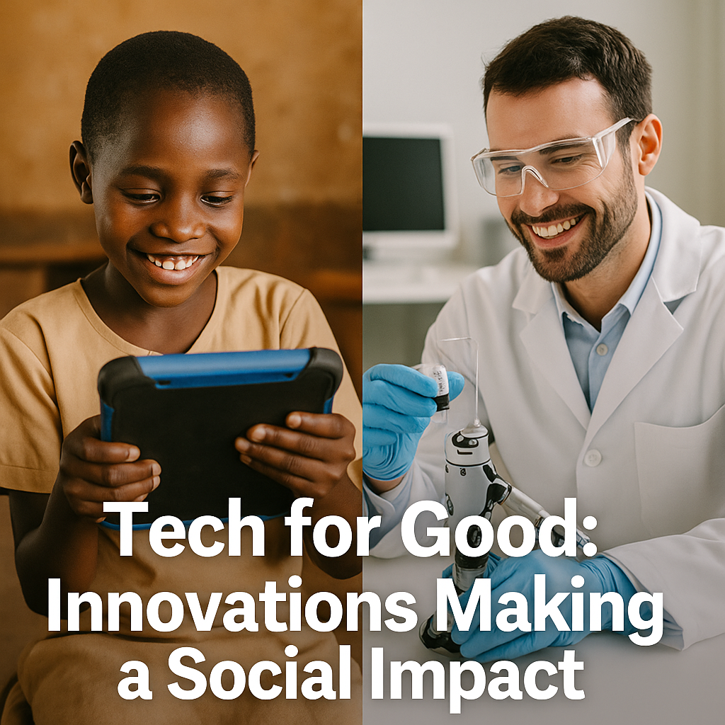 Tech for Good: Innovations Making a Social Impact