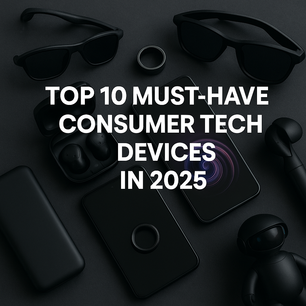 Top 10 Must-Have Consumer Tech Devices in 2025
