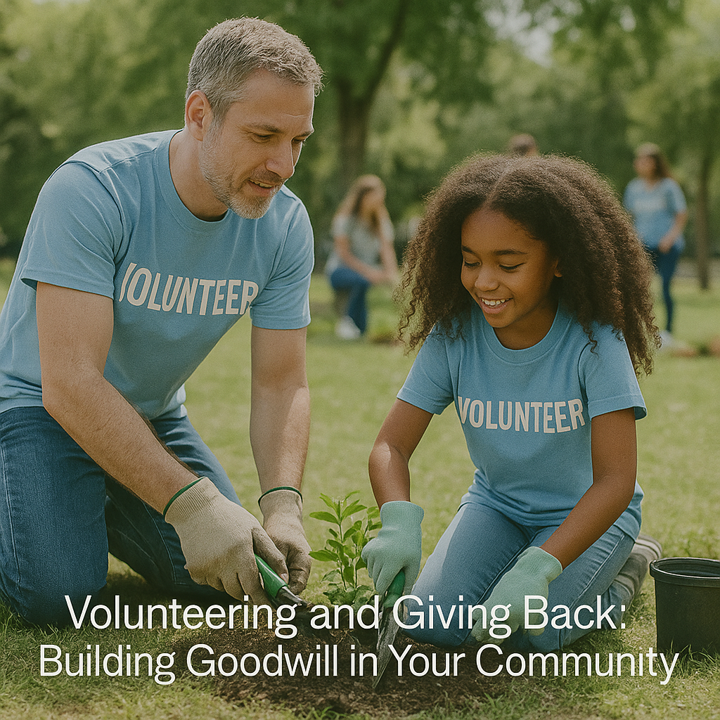 Volunteering and Giving Back: Building Goodwill in Your Community
